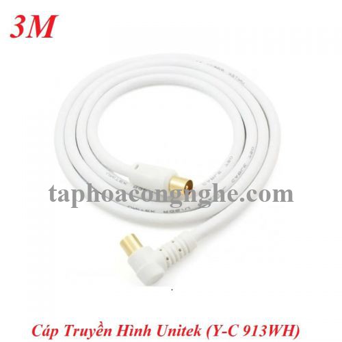 Unitek 97177 Y-C909WH 3M Màu Trắng Cáp Truyền Hình 30097177